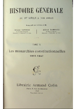 Les monarchies constitutionnelles 1898 r.