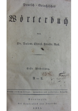 Worterbuch,1825r