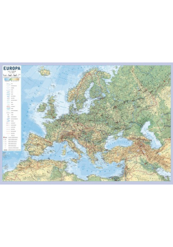 Polska ścienna mapa podręczna