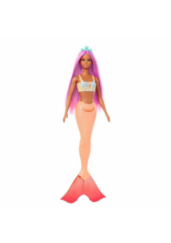 Barbie Lalka Syrenka Pomarańczowy ogon HRR05