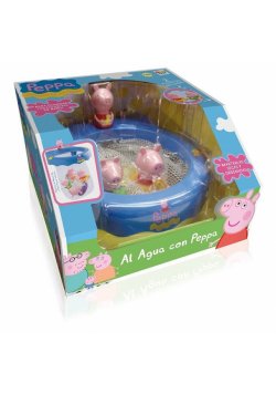 Świnka Peppa Zestaw do kąpieli z siatką i 2 figurkami: