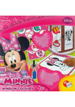 Minnie Window Colours Malowane naklejki