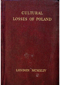 Cultural Losses of Poland 1944 r.