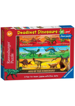 Puzzle Śmiercionośne Dinozaury 60