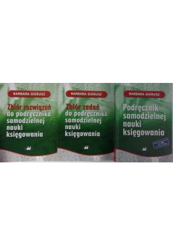 Podręcznik samodzielnej nauki księgowania i 2 Zbiory rozwiązań Podręcznika samodzielnej nauki księgowania