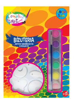 Biżuteria Zestaw ceramicznych koralików