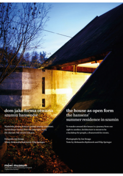 Dom jako forma otwarta Szumin Hansenów