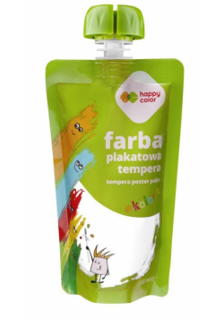 Farba tempera 100ml biała HAPPY COLOR