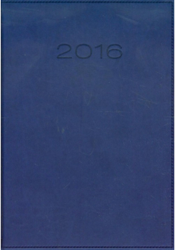 Kalendarz 2016 B5 51D niebieski