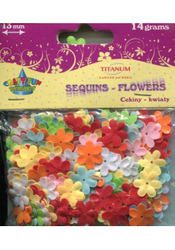 Cekiny kwiaty 13mm 14g