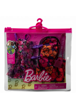 Barbie ubranka + akcesoria 2-pak HJT35