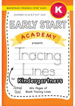 Early Start Academy, Tracing Lines for Kindergartners (Backpack Friendly 6"x9" Size!)