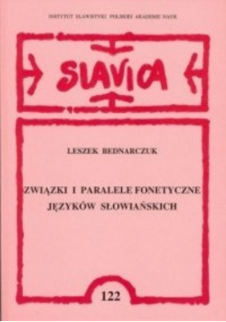 Związki i paralele fonetyczne języków słowiańskich 122
