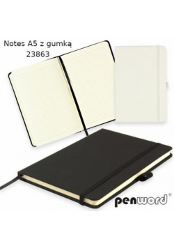 Notes z gumką MIX
