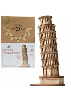 Puzzle Drewniane 3D Krzywa Wieża w Pizie
