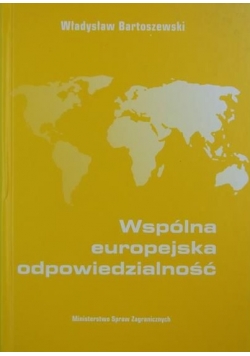Wspólna europejska odpowiedzialność