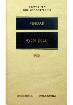 Pindar Wybór poezji