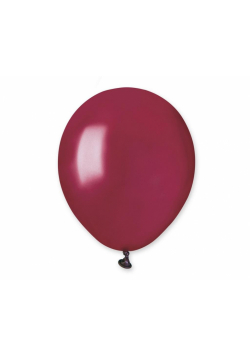 Balony pastelowe ciemnoczerwone 12,5cm 100szt
