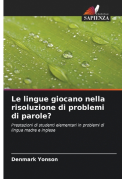 Le lingue giocano nella risoluzione di problemi di parole?