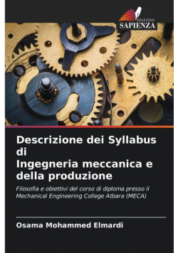 Descrizione dei Syllabus di Ingegneria meccanica e della produzione
