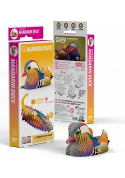 Kaczka Mandarynka Eugy. Eko Układanka 3D