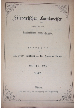 Literarischen Bandmaster , 1872 r.
