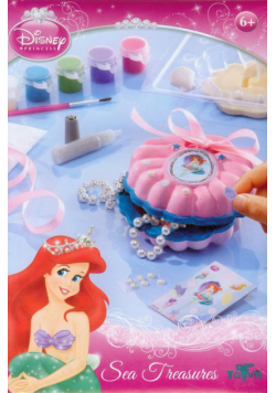 Disney Princess Sea Treasures. Pudełko na biżuterię z Małą Syrenką