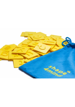 Shape4mind Małe litery 156 sztuk