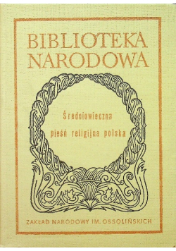 Średniowieczna pieśń religijna polska