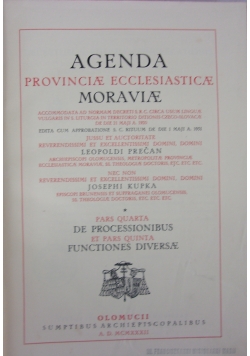 Agenda Provincia Ecclesiastica,1932r.