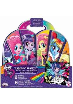 Equestria Girls Tęczowy zestaw artystyczny z teczką