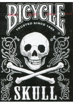 Bicycle Skull Karty