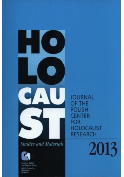 Holocaust Studies and materials 2013