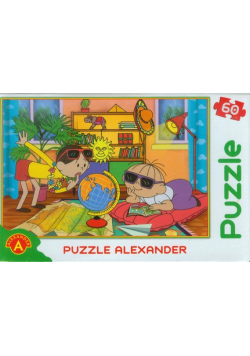 Puzzle 60 Bolek i Lolek globus