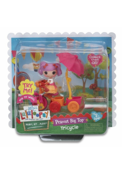 Mini Lalaloopsy Scenka Fistaszka i rower