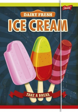 Teczka z gumką A4 Ice Cream