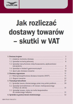 Jak rozliczać dostawy towarów – skutki w VAT