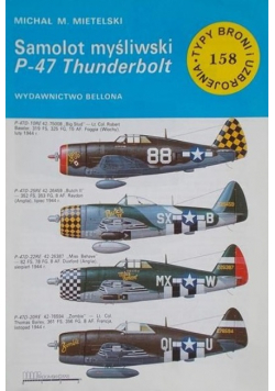 Samolot myśliwski P 47 Thunderbolt