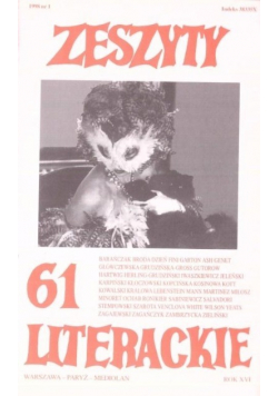 Zeszyty literackie 61 1 / 1998