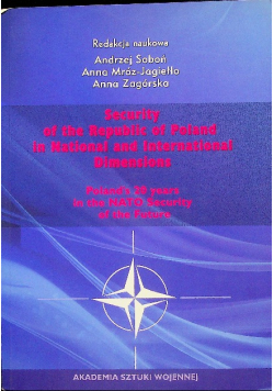 Security of the Republic od Poland in national and International Dimensions