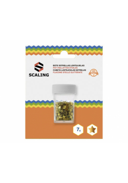 Cekiny-gwiazdki złote Scaling