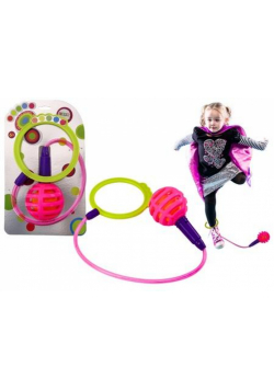 Hula Hop skakanka skipper na nogę różowa