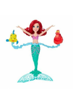 Disney Princess Pływająca Ariel ze zwierzakami
