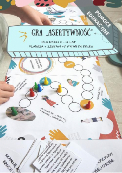 Gra planszowa "Asertywność" dla dzieci 10-14 lat (do druku). Pomoc edukacyjna