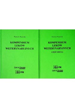 Kompendium leków weterynaryjnych Tom 1 i 2