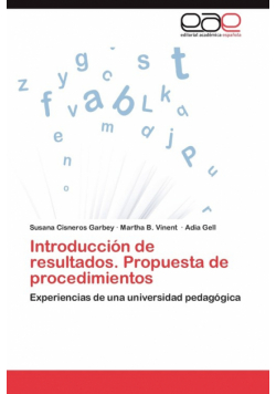 Introduccion de Resultados. Propuesta de Procedimientos
