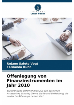 Offenlegung von Finanzinstrumenten im Jahr 2010
