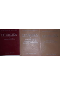 Liturgia, zestaw 3 książek
