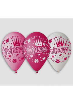 Balony Premium Księżniczki 5 sztuk