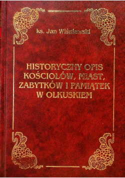 Historyczny opis kościołów miast zabytków i pamiątek w Olkuskiem